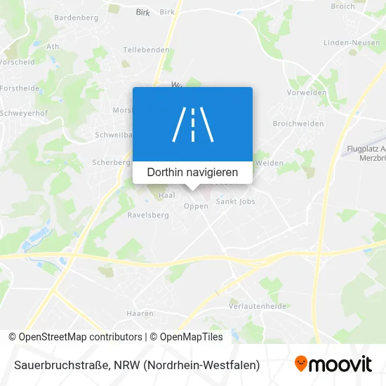 Sauerbruchstraße Karte