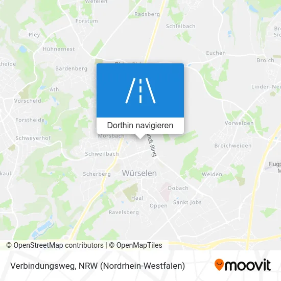 Verbindungsweg Karte