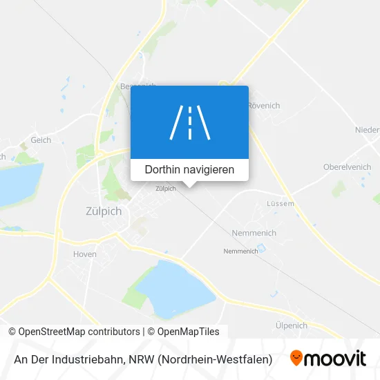 An Der Industriebahn Karte