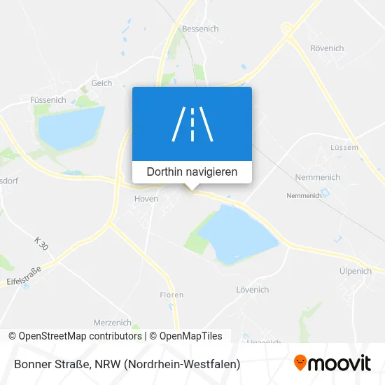 Bonner Straße Karte