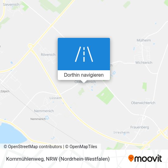 Kornmühlenweg Karte