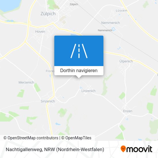 Nachtigallenweg Karte