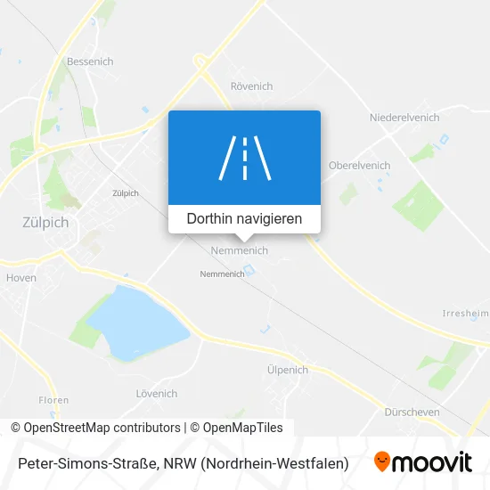 Peter-Simons-Straße Karte