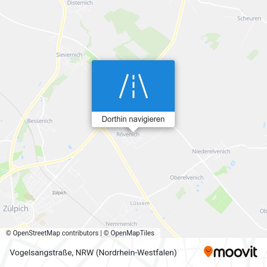 Vogelsangstraße Karte