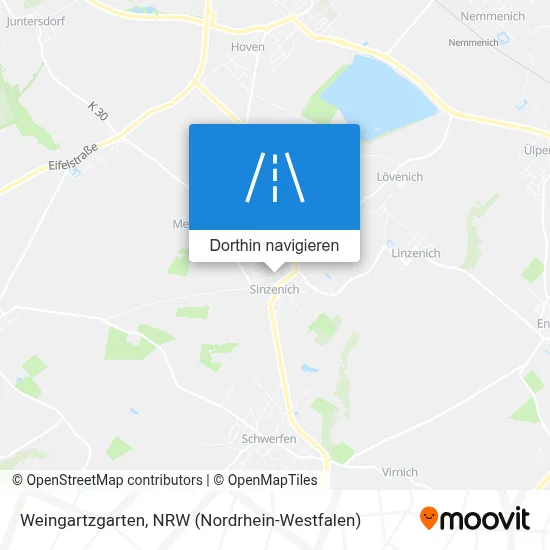 Weingartzgarten Karte