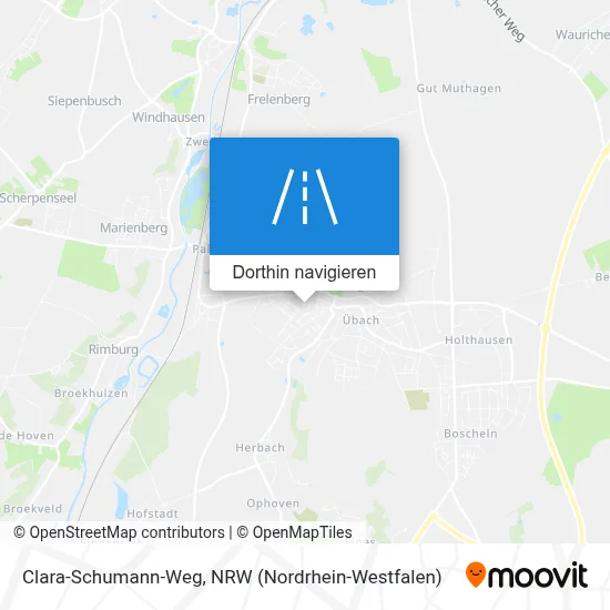 Clara-Schumann-Weg Karte