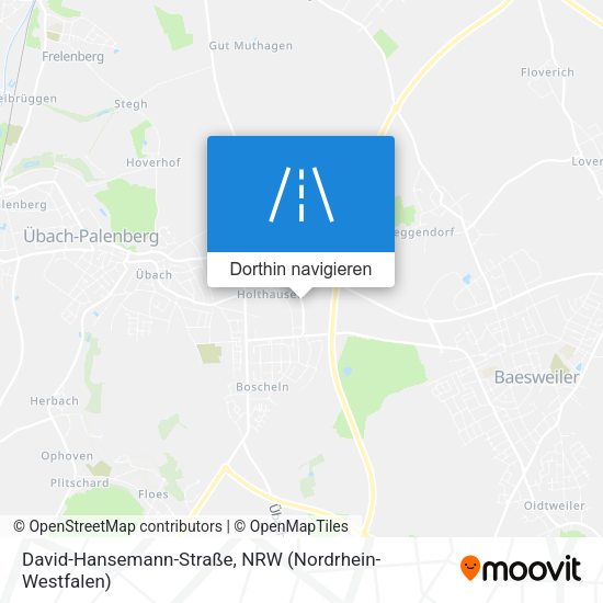 David-Hansemann-Straße Karte