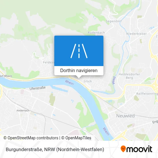 Burgunderstraße Karte