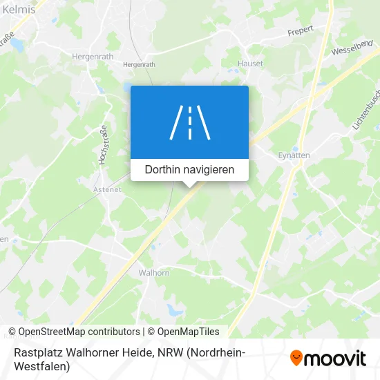 Rastplatz Walhorner Heide Karte