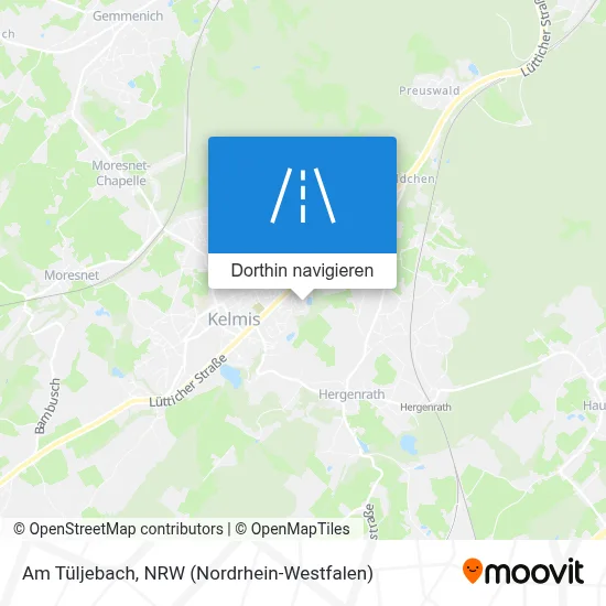 Am Tüljebach Karte