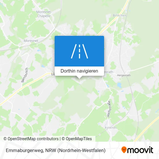 Emmaburgerweg Karte