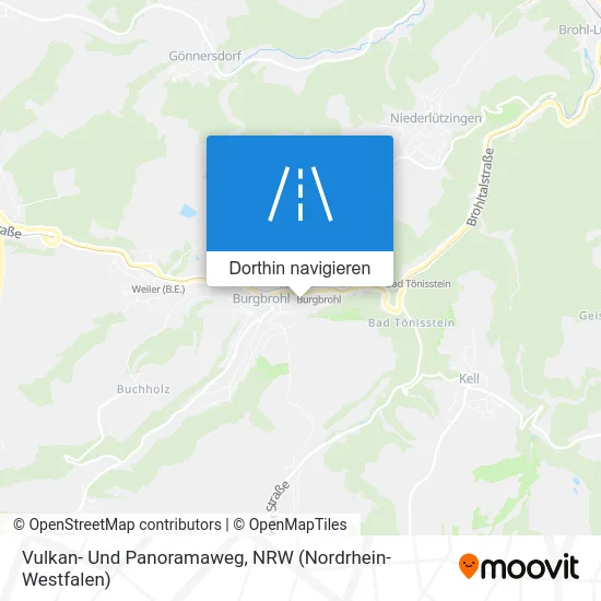 Vulkan- Und Panoramaweg Karte