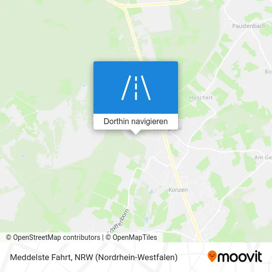 Meddelste Fahrt Karte