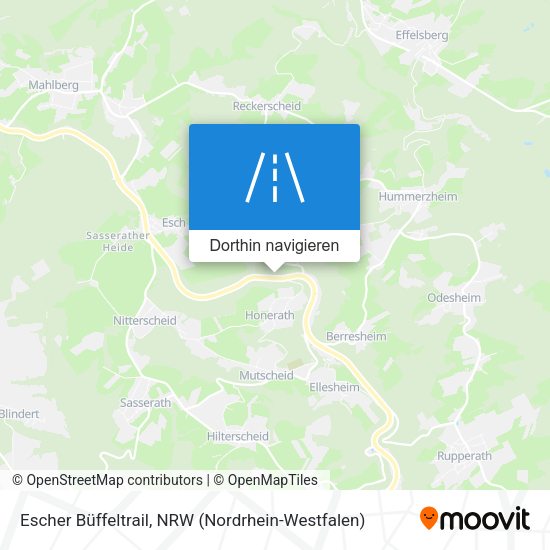 Escher Büffeltrail Karte