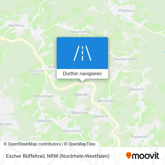 Escher Büffeltrail Karte