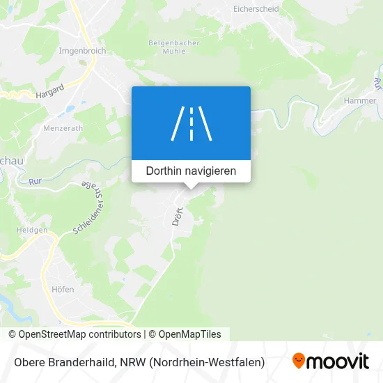 Obere Branderhaild Karte