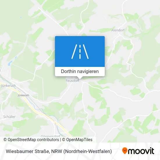 Wiesbaumer Straße Karte