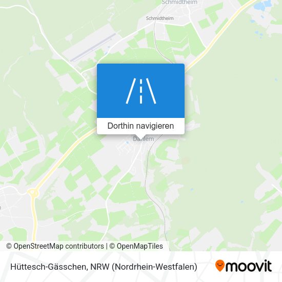Hüttesch-Gässchen Karte