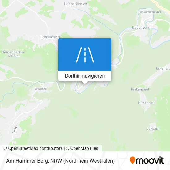 Am Hammer Berg Karte