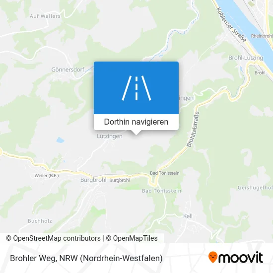 Brohler Weg Karte