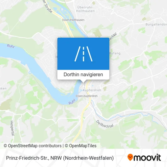 Prinz-Friedrich-Str. Karte