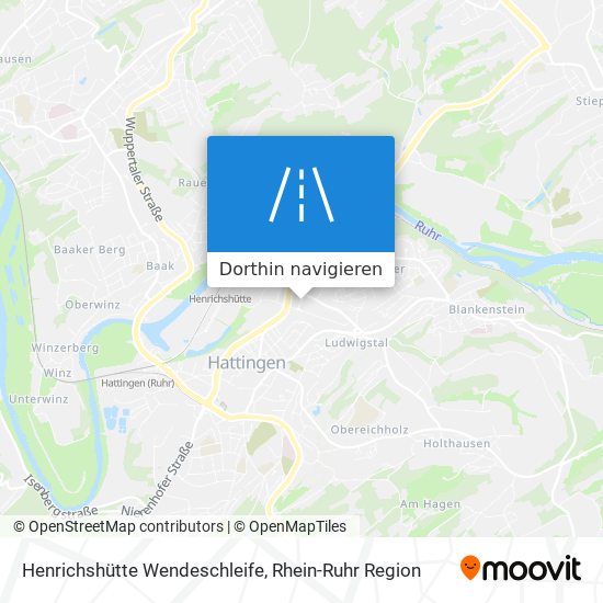 Henrichshütte Wendeschleife Karte