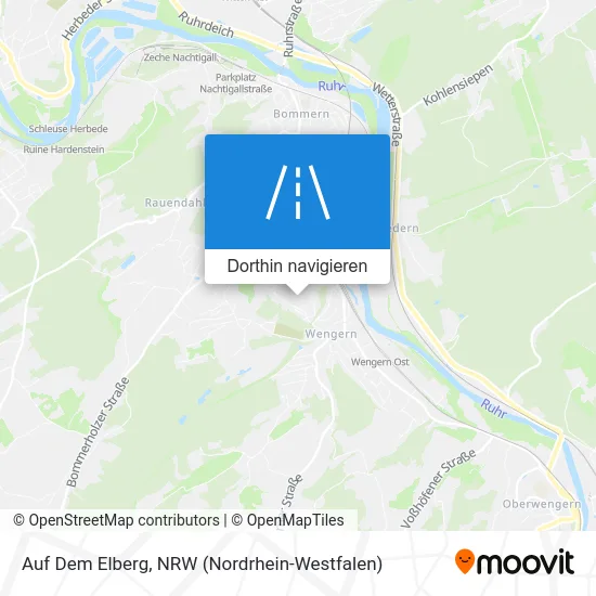 Auf Dem Elberg Karte