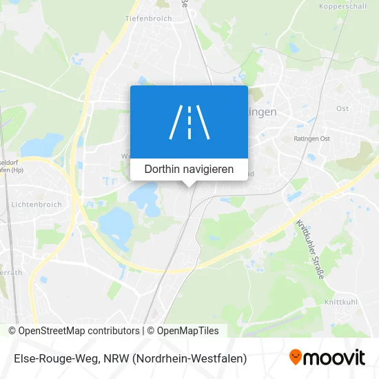 Else-Rouge-Weg Karte