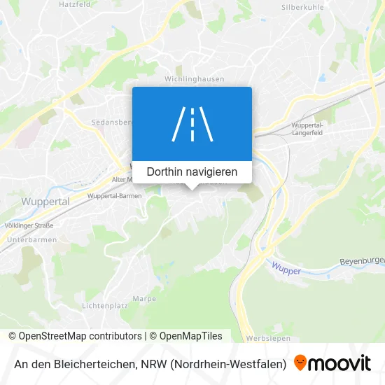 An den Bleicherteichen Karte