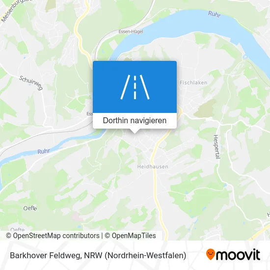 Barkhover Feldweg Karte