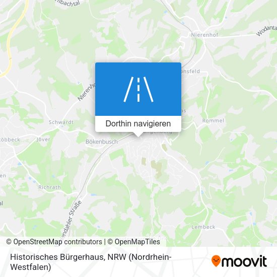 Historisches Bürgerhaus Karte