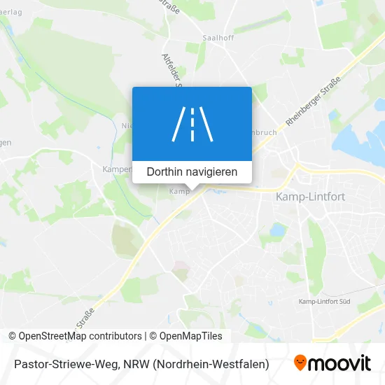 Pastor-Striewe-Weg Karte