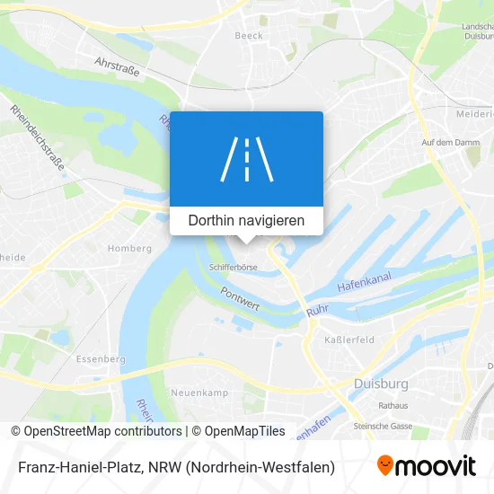 Franz-Haniel-Platz Karte