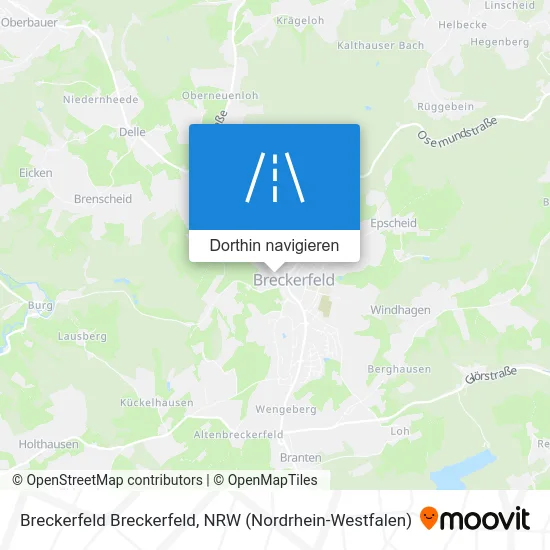 Breckerfeld Breckerfeld Karte