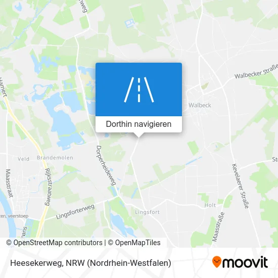 Heesekerweg Karte