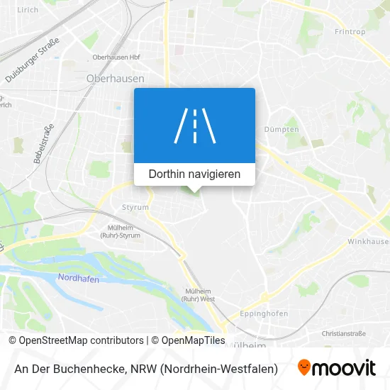 An Der Buchenhecke Karte