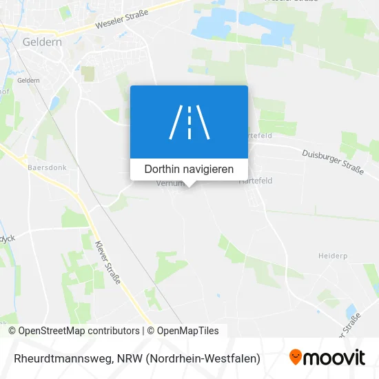 Rheurdtmannsweg Karte