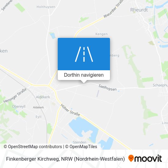 Finkenberger Kirchweg Karte
