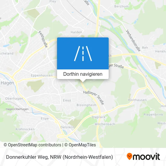 Donnerkuhler Weg Karte