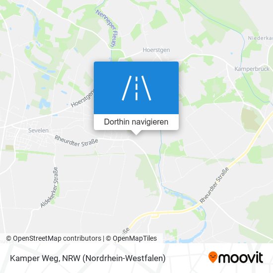 Kamper Weg Karte