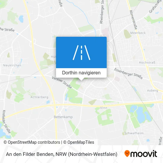 An den Filder Benden Karte