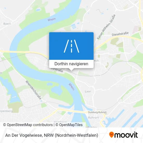 An Der Vogelwiese Karte