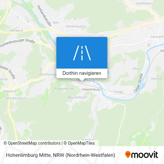 Hohenlimburg Mitte Karte