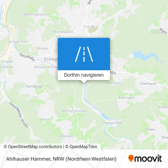 Ahlhauser Hammer Karte