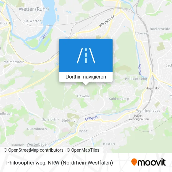 Philosophenweg Karte