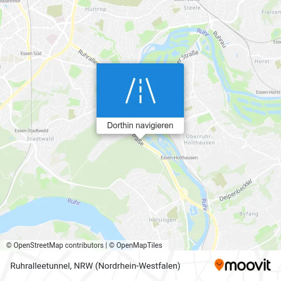 Ruhralleetunnel Karte