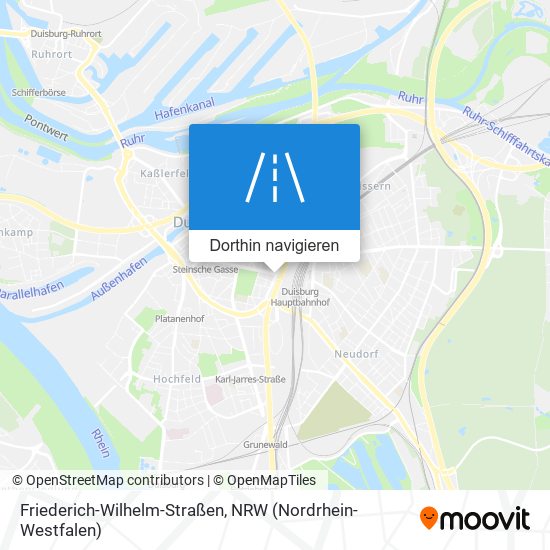 Friederich-Wilhelm-Straßen Karte