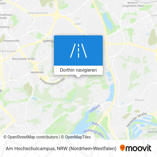 Am Hochschulcampus Karte