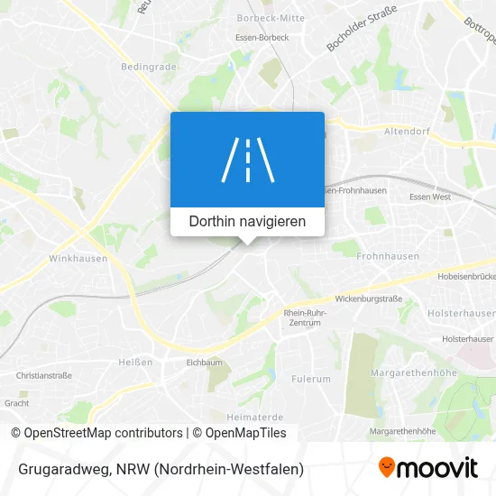 Grugaradweg Karte
