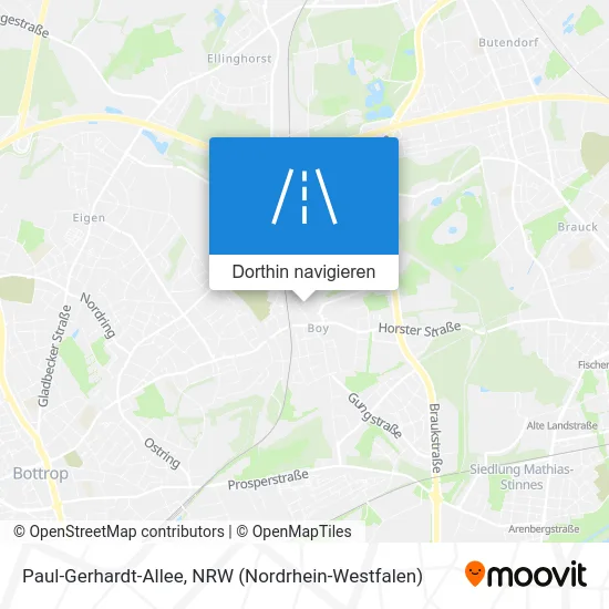 Paul-Gerhardt-Allee Karte